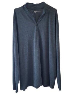 BCG Men's Green Long Sleeve 1/4" Zip Pullover